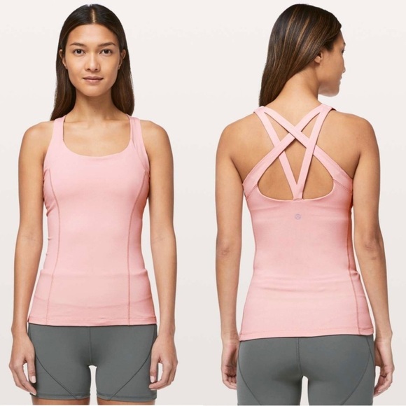 lululemon athletica Tops - Lululemon Cross It Off Tank Faint Coral Size 2​​​​